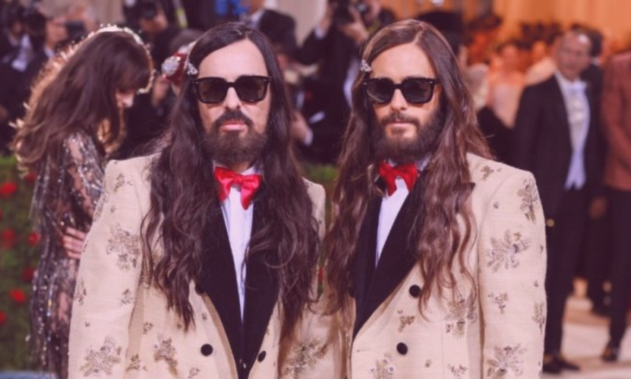 MET GALA 2022, DISEÑADORES ICONICOS, VESTIDOS DE MONROE Y JARED LETTO X2